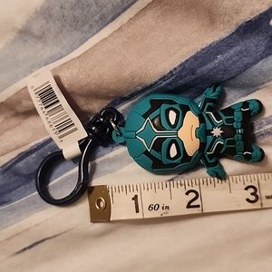 Monogram Figural Captain Marvel Yon-Rogg Bag Clip/Keychain